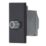 Contactum Media Modular F-Type Satellite Socket Black