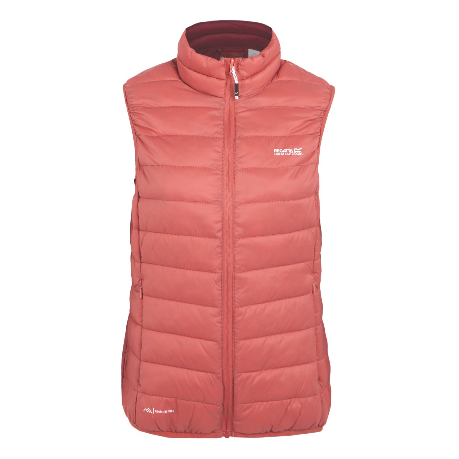 Regatta Marizion Womens Bodywarmer Mineral / Rumba Red Size 12 (771VM)