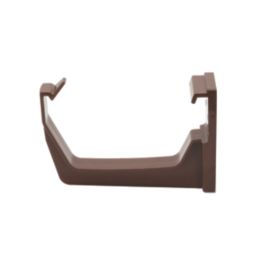 FloPlast  uPVC Square Fascia Brackets Brown 114mm 10 Pack