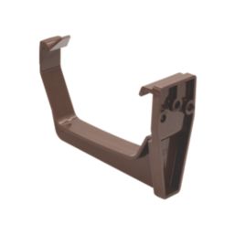 FloPlast  uPVC Square Fascia Brackets Brown 114mm 10 Pack