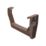 FloPlast  uPVC Square Fascia Brackets Brown 114mm 10 Pack