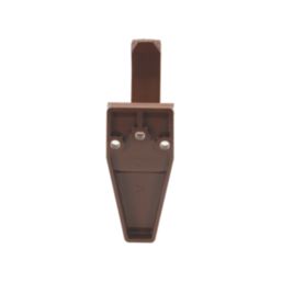 FloPlast  uPVC Square Fascia Brackets Brown 114mm 10 Pack