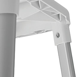 Croydex Freestanding Adjustable Shower Stool White