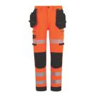 Regatta Hi-Vis Infiltrate Stretch Holster Trousers Orange/Black 40" W 30" L