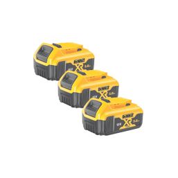 DEWALT DCB184P3-XJ 18V 5.0Ah Li-Ion XR Battery Pack Starter Kit 3 Pieces