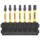DEWALT Flextorq 6.35mm Hex Shank TX Screwdriver Bits 7 Pieces