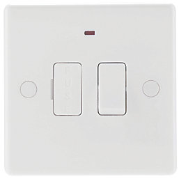 British General 800 Series 13A Switched Fused Spur with LED White