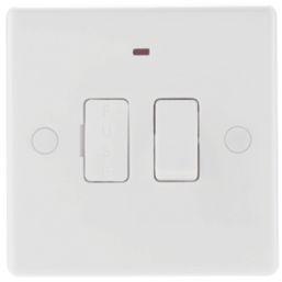 British General 800 Series 13A Switched Fused Spur with LED White