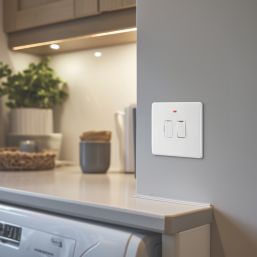 British General 800 Series 13A Switched Fused Spur with LED White