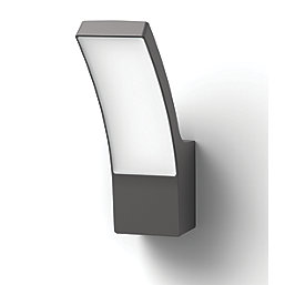 Philips Splay Outdoor LED Wall Light Anthracite 12W 1100lm