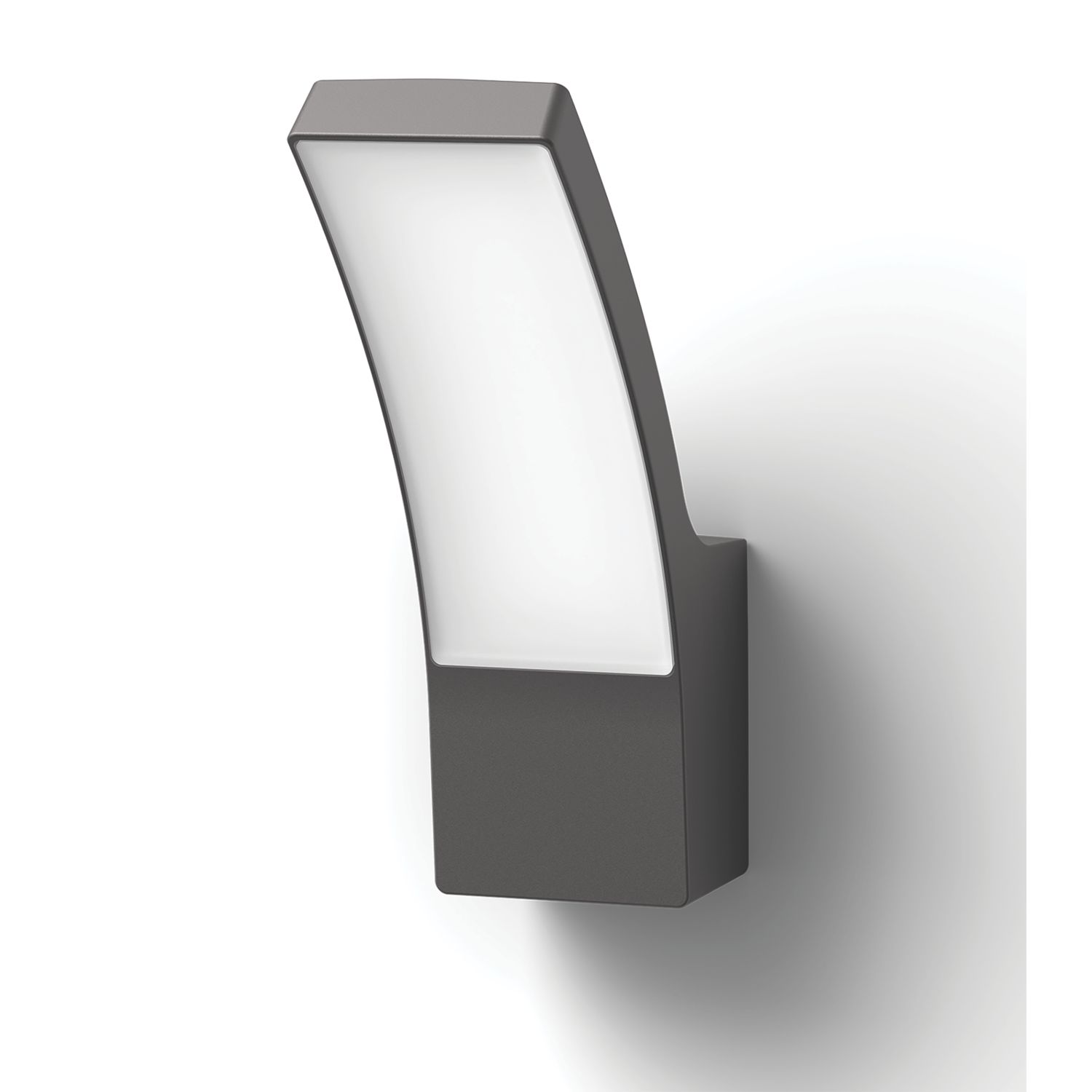 Philips Splay Outdoor LED Wall Light Anthracite 12W 1100lm (772JC)