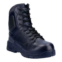 Magnum Strike Force 8.0 Side-Zip CT CP WP Uniform Size 3  Black Waterproof  Safety Boots