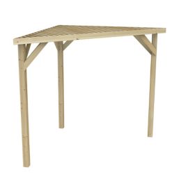 Forest  9' 6" x 5' (Nominal) Flat Timber Pergola