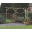 Forest  9' 6" x 5' (Nominal) Flat Timber Pergola