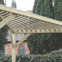 Forest  9' 6" x 5' (Nominal) Flat Timber Pergola