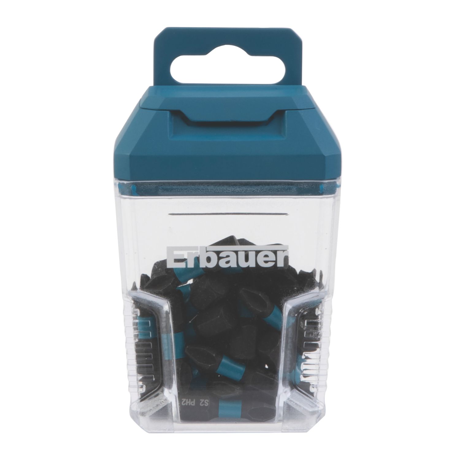Erbauer 6.35mm 25mm Hex Shank PH2 Impact Screwdriver Bits 30 Pack (772PG)