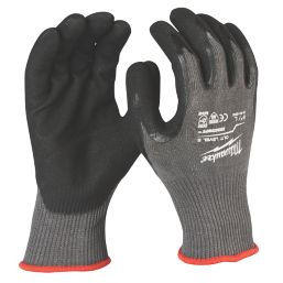 Milwaukee  Dipped Gloves Grey Large