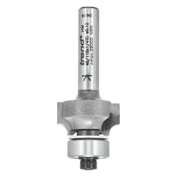 Trend 46/118X1/4TC 1/4" 0° Rounding-Over Bearing Guided Ovolo Cutter 18.7mm x 9.5mm
