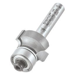Trend 46/118X1/4TC 1/4" 0° Rounding-Over Bearing Guided Ovolo Cutter 18.7mm x 9.5mm