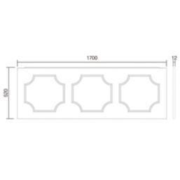 Midford Front Bath Panel 1700mm White