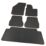 Unique Products Volkswagen Caddy Maxi Life 2008 - 2021 Rubber Automotive Mat 5 Pieces