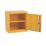 Barton  1-Shelf Hazardous Substance Cabinet Yellow 457mm x 305mm x 457mm