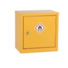 Barton  1-Shelf Hazardous Substance Cabinet Yellow 457mm x 305mm x 457mm