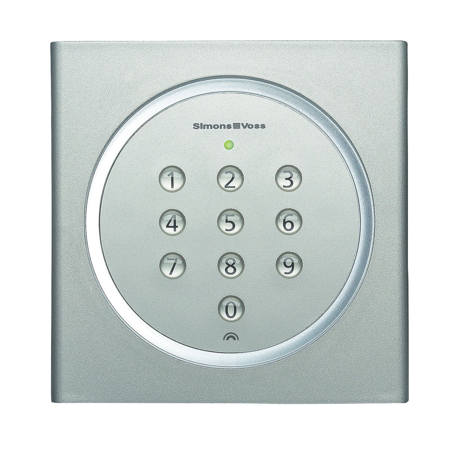 SimonsVoss SV.MK.TRA.PINCODE Battery-Powered MobileKey Pin Code Keypad Silver (7737T)