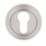 Serozzetta  Euro Escutcheon (Single) Satin Stainless Steel 52mm