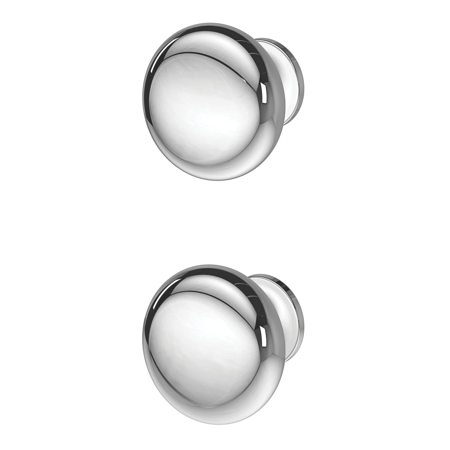 Essentials Chervil Round Cabinet Knob Polished Chrome 32mm 2 Pieces (773AA)