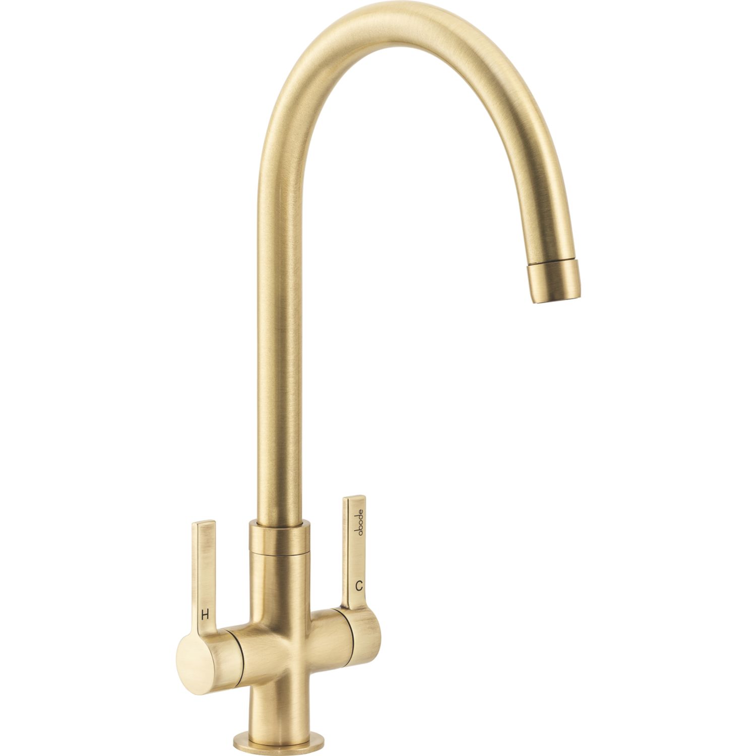 Abode Metix Monobloc Mixer Tap Brushed Brass (773CV)