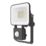 Brackenheath iSpot G3 Frameless Indoor & Outdoor LED Floodlight With PIR Sensor Black 20W 2200lm