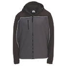 Site Kardal Water-Resistant Softshell Jacket Black /  Grey X Large 56" Chest