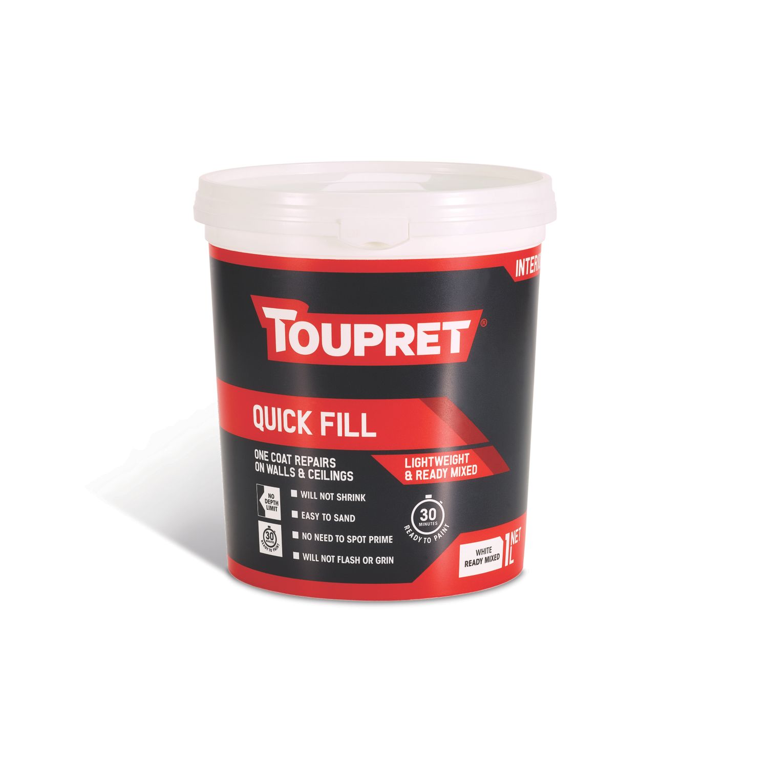 Toupret Interior Quick Fill 1Ltr (773HE)