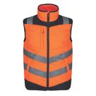 Regatta Pro Hi-Vis Thermal Bodywarmer Orange / Navy XX Large 55" Chest