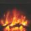Be Modern Elanwood Electric Suite with Beam Inset Fire Oak-Effect 1210mm x 330mm x 1123mm