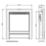 Be Modern Elanwood Electric Suite with Beam Inset Fire Oak-Effect 1210mm x 330mm x 1123mm