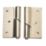 Smith & Locke Satin Nickel  Rising Butt Hinges RH 75mm x 71mm 2 Pack