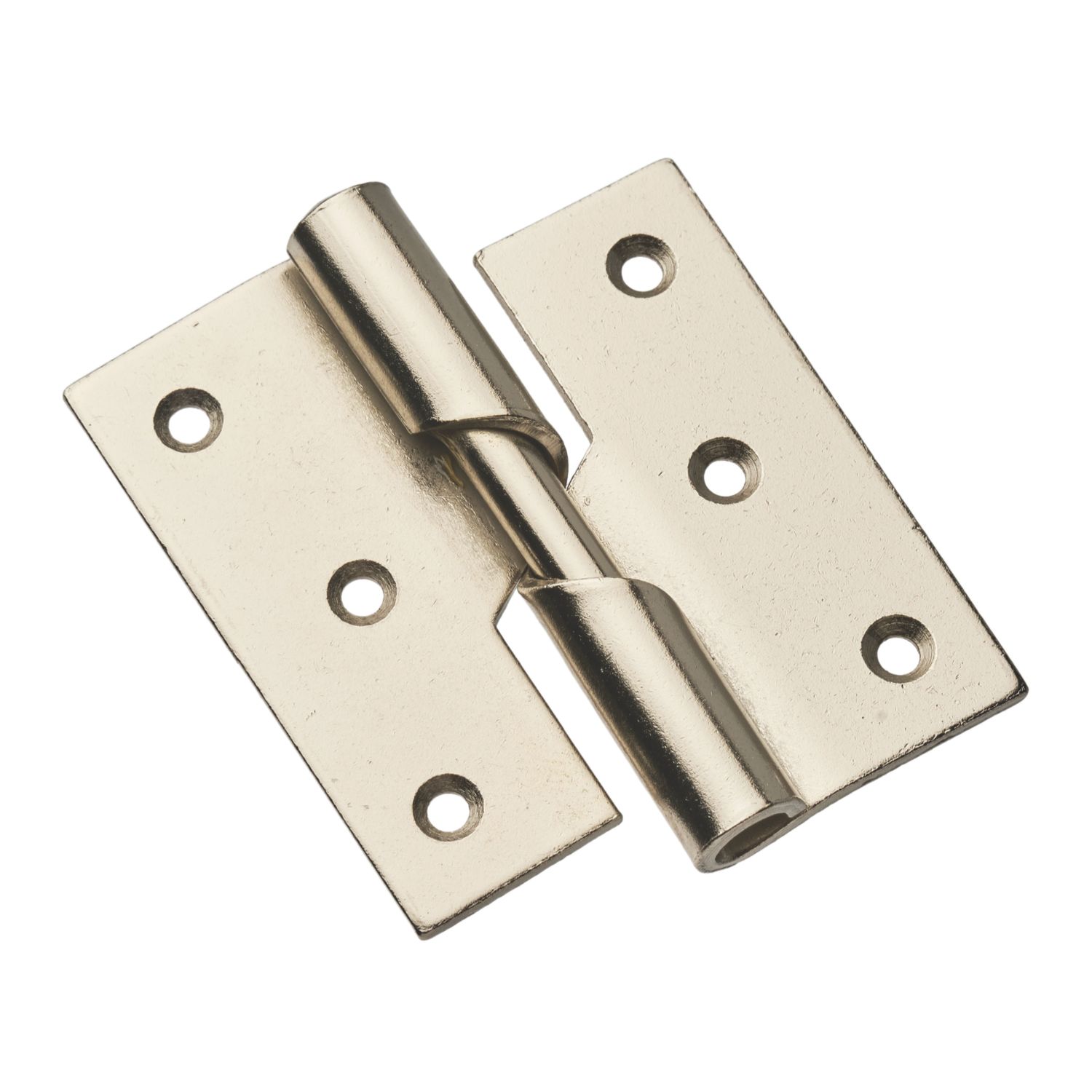 Smith & Locke Satin Nickel Rising Butt Hinges RH 75mm x 71mm 2 Pack (773PX)