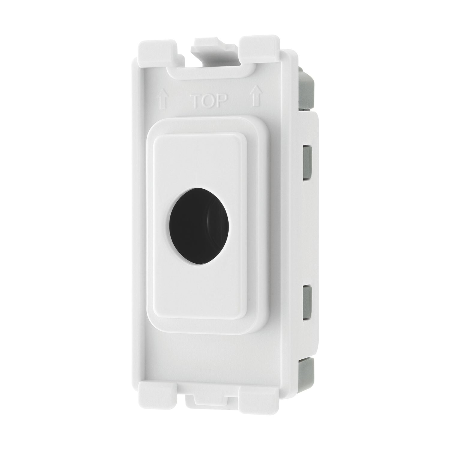British General Grid Brush Flex Outlet White (773RH)
