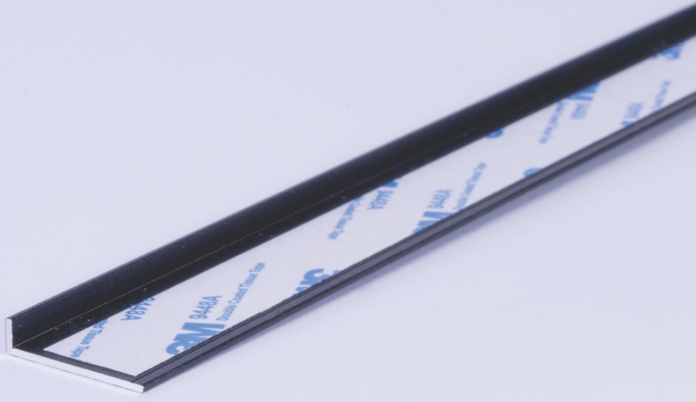 Splashwall Edge Profile Matt Anthracite 750mm x 4mm