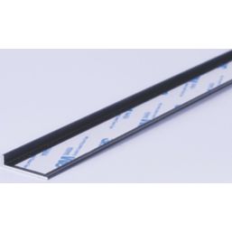 Splashwall Edge Profile Matt Anthracite 750mm x 4mm