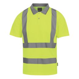Regatta Pro Contract Hi-Vis Polo Shirt Yellow X Large 43.5" Chest
