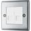 British General Nexus Metal 2-Gang Master Telephone Socket Polished Chrome