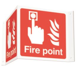 Essentials Fire Alarm Projecting Sign (3D) 200mm x 400mm