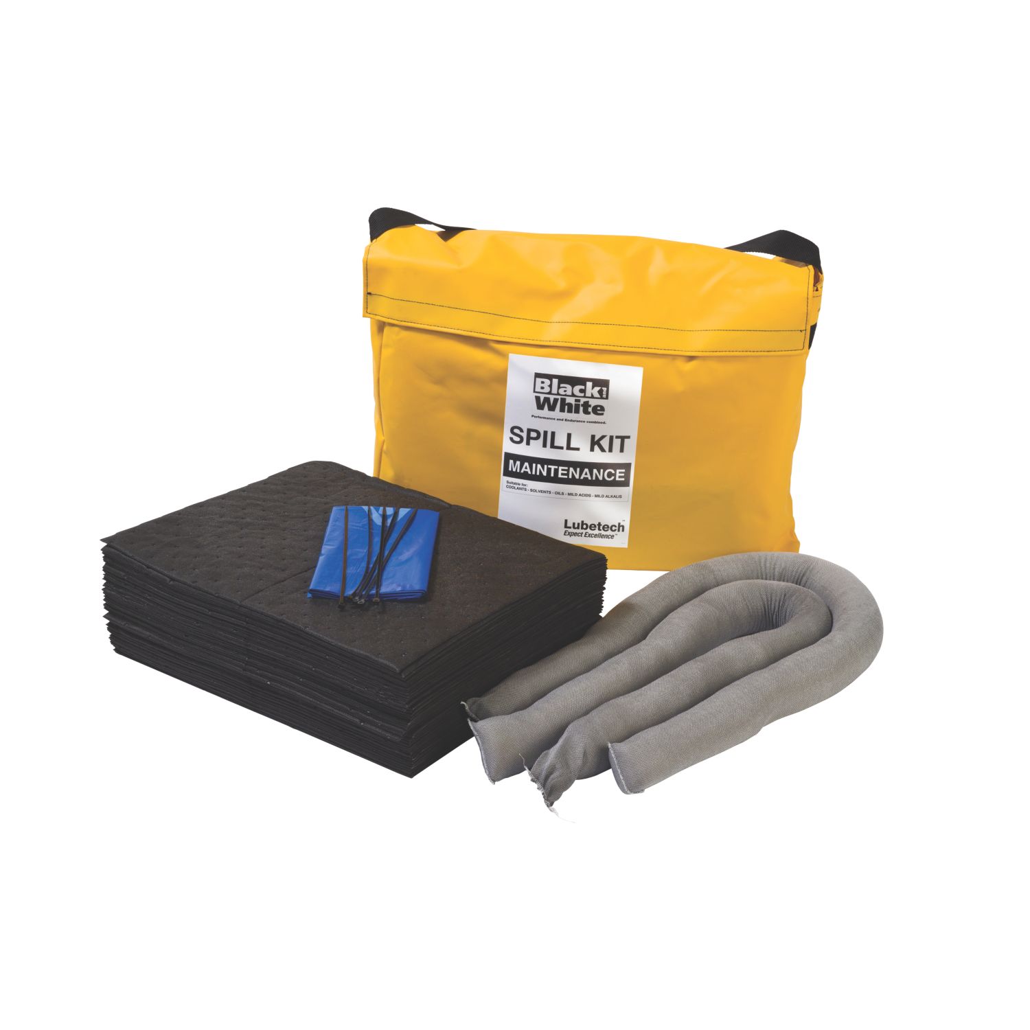 Lubetech Black & White 50Ltr Maintenance Spill Response Kit (77432)