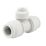 JG Speedfit  Plastic Push-Fit Reducing Tee 15mm x 15mm x 10mm