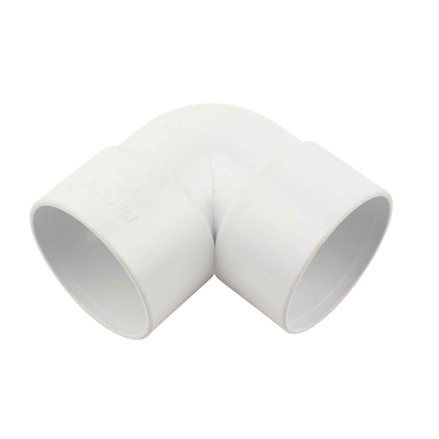 FloPlast Bend 90° White 50mm (77457)