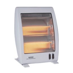 Essentials  1000W Electric Portable Quartz Heater Grey