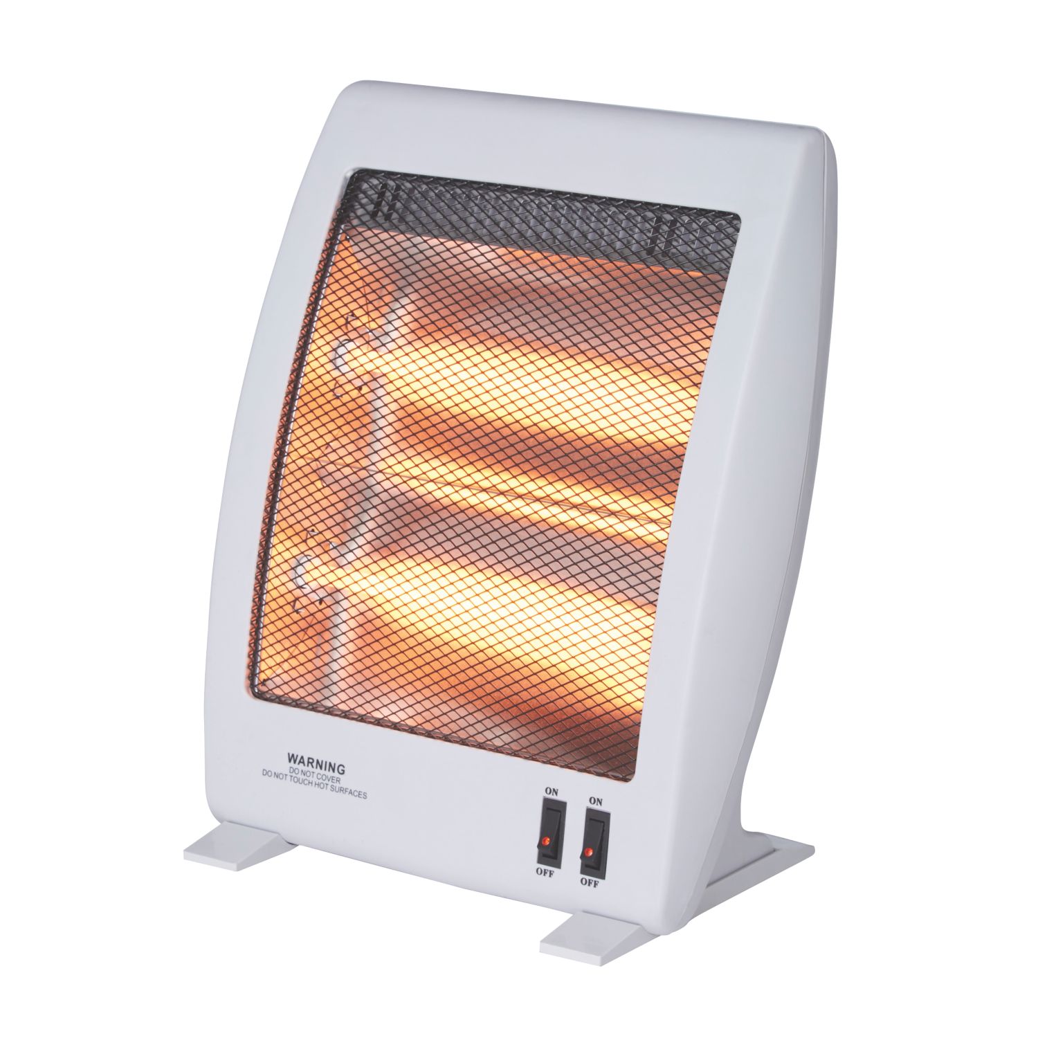 Essentials 1000W Electric Portable Quartz Heater Grey (7748P)